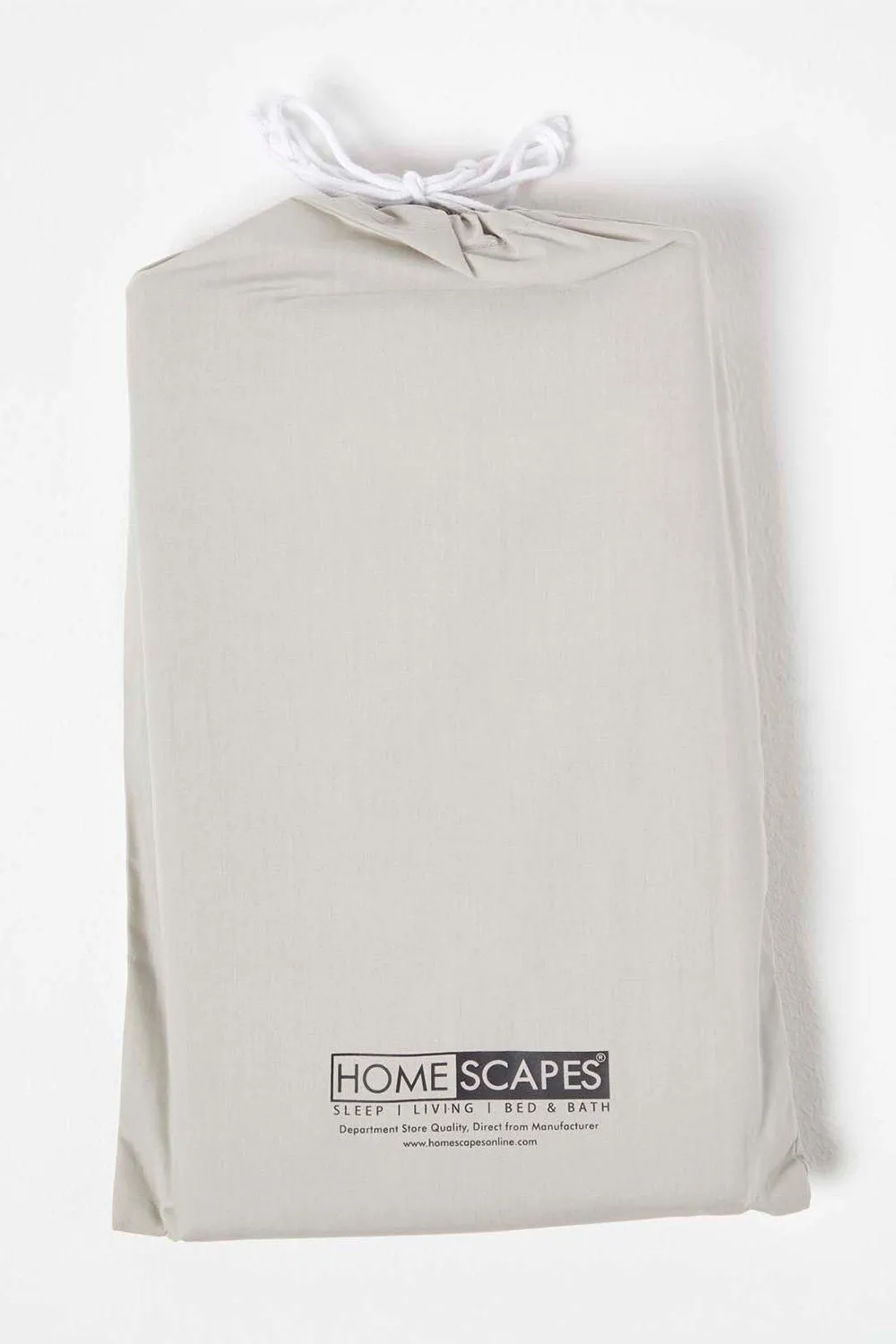 Homescapes Cotton Cot Bed Duvet Cover Set 200 Thread Count in Grey 5