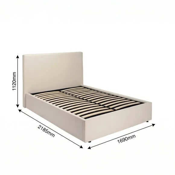 Wilder Chenille Ottoman Bed Frame 5