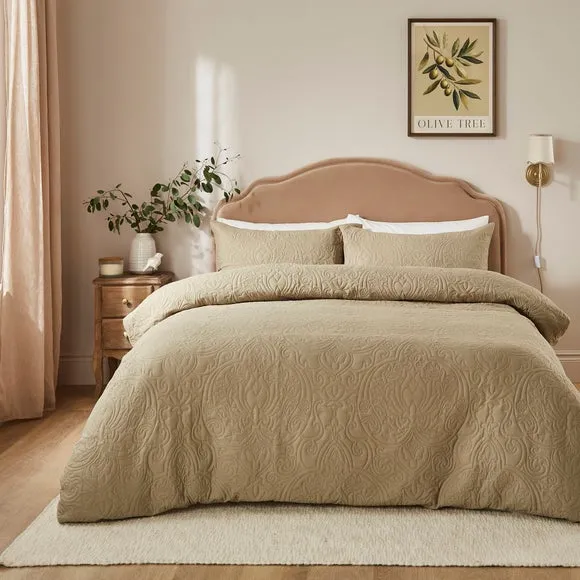 Pinsonic Microfibre Duvet Cover & Pillowcase Set