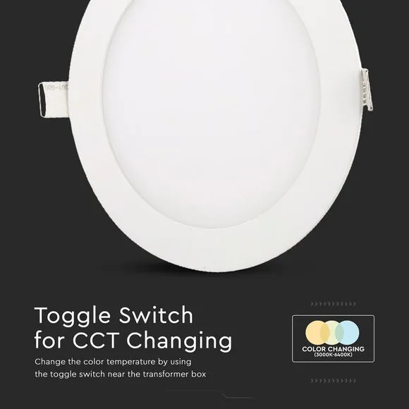 Set of 2 V-TAC 3W LED 3-in-1 Mini Panel Lights 4