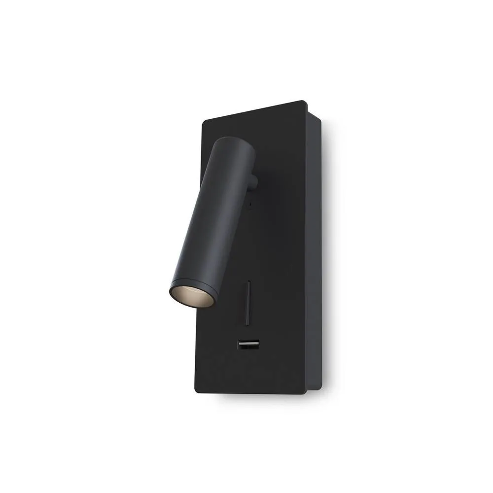 Netlighting Maytoni Mirax Reading Light Black 3000K 2