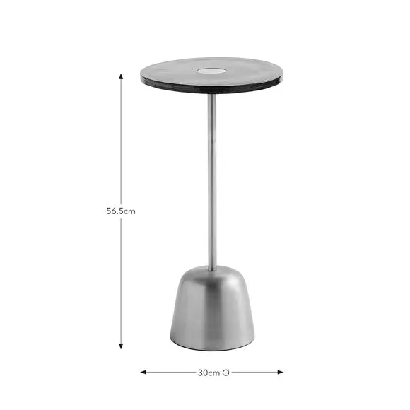 Alanza Metal Tall Side Table, Olive 5