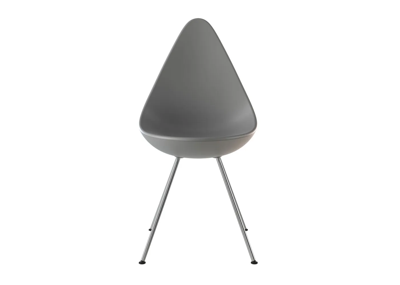 Fritz Hansen Drop Chair Nine Grey