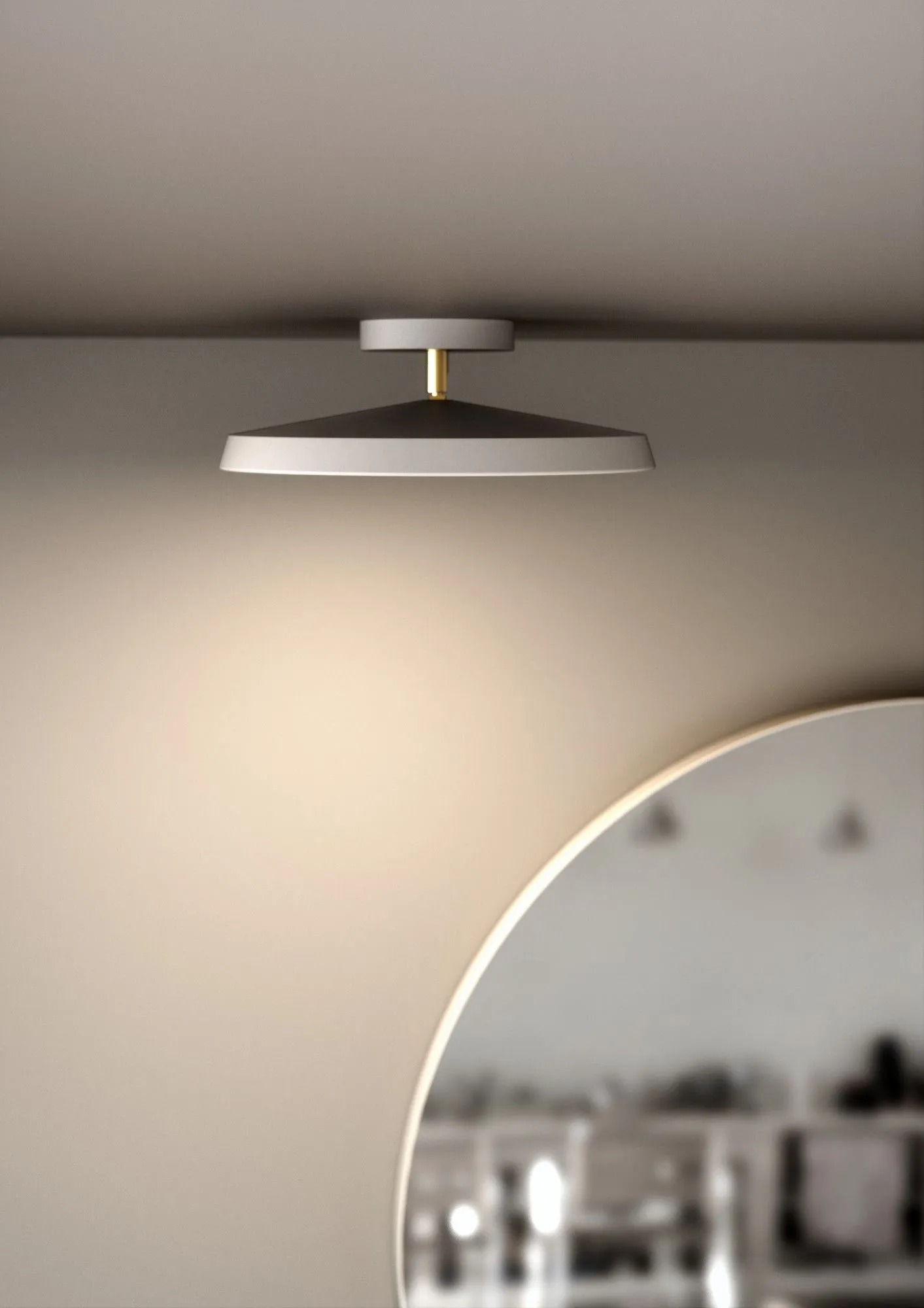 Nordlux Kaito Ceiling Light White Metal Hallway LED 3000k Mains 30cm 3