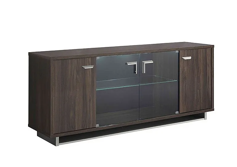 Venezia 4 Door Sideboard with 2 Glass Doors
