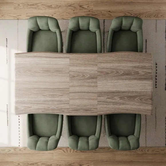 Ezra II 4-6 Seater Extendable Rectangle Dining Table 3