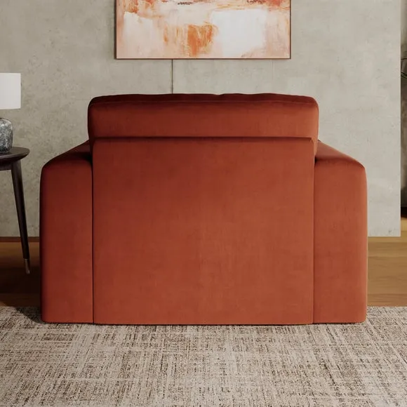 Abel Matte Velvet Snuggle Chair 2