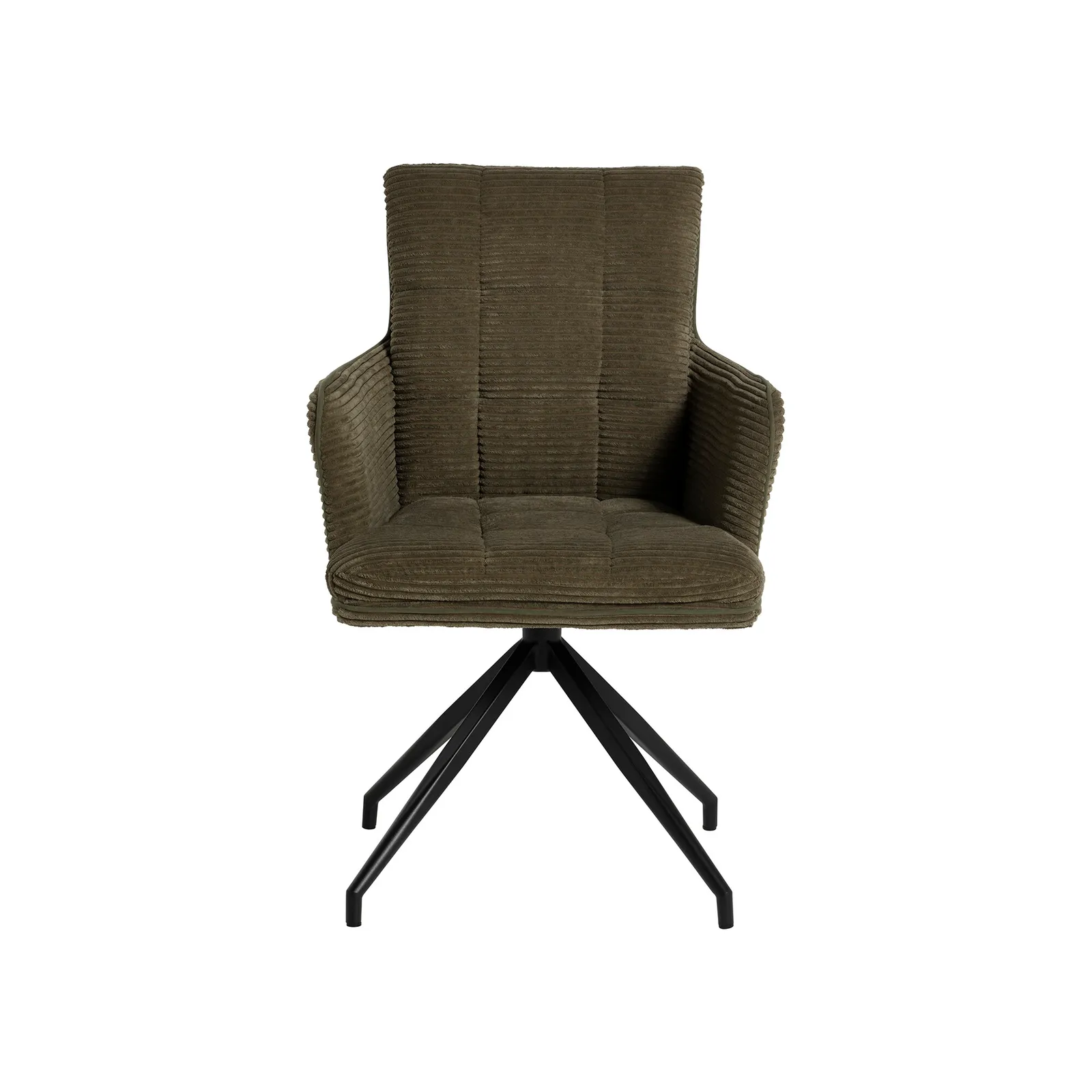Odine Swivel Dining Chair, Green Velvet | Barker & Stonehouse 4