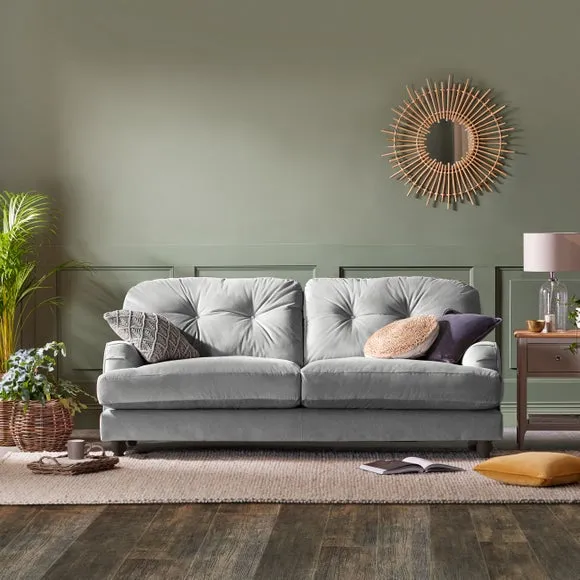 Martha Vintage Velvet 3 Seater Sofa 1