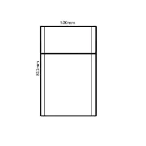 Wickes Winsford Reed Green Standard Depth Toilet Unit - 500mm 2