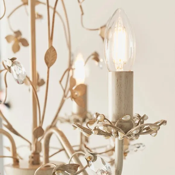 Return - Vogue Olive 3 Light Chandelier 4