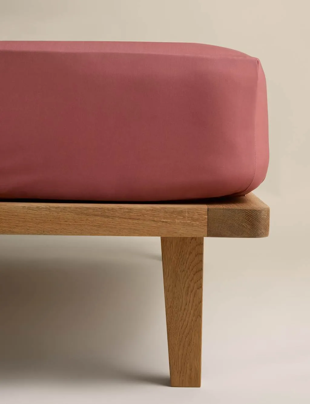 M&S Egyptian Cotton 230 Thread Count StayPut Fitted Sheet Clay