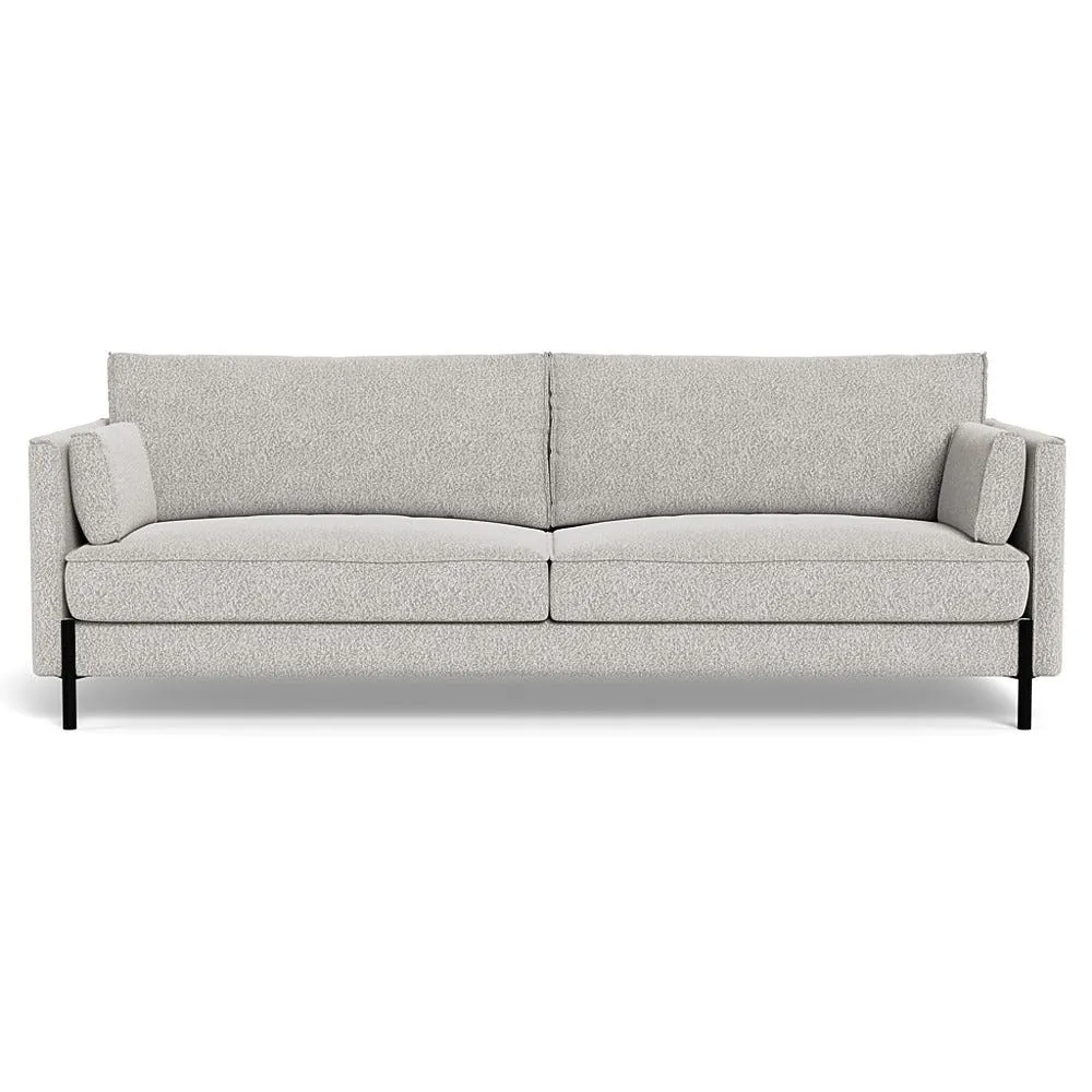 Heal's Tortona 4 seater Sofa Chunky Boucle Ecru Black Feet 1