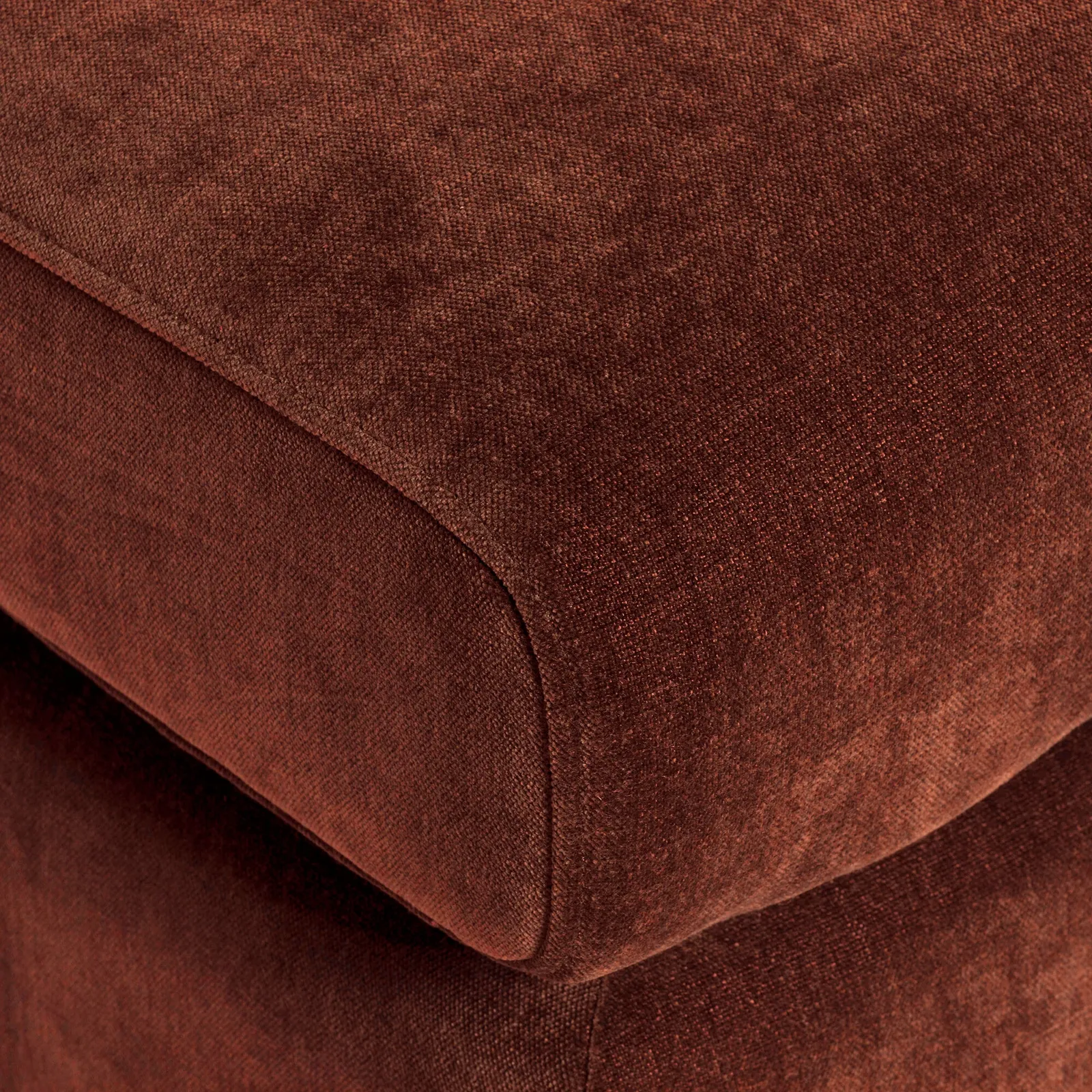 Montgomery Footstool, Red Fabric | Barker & Stonehouse 3