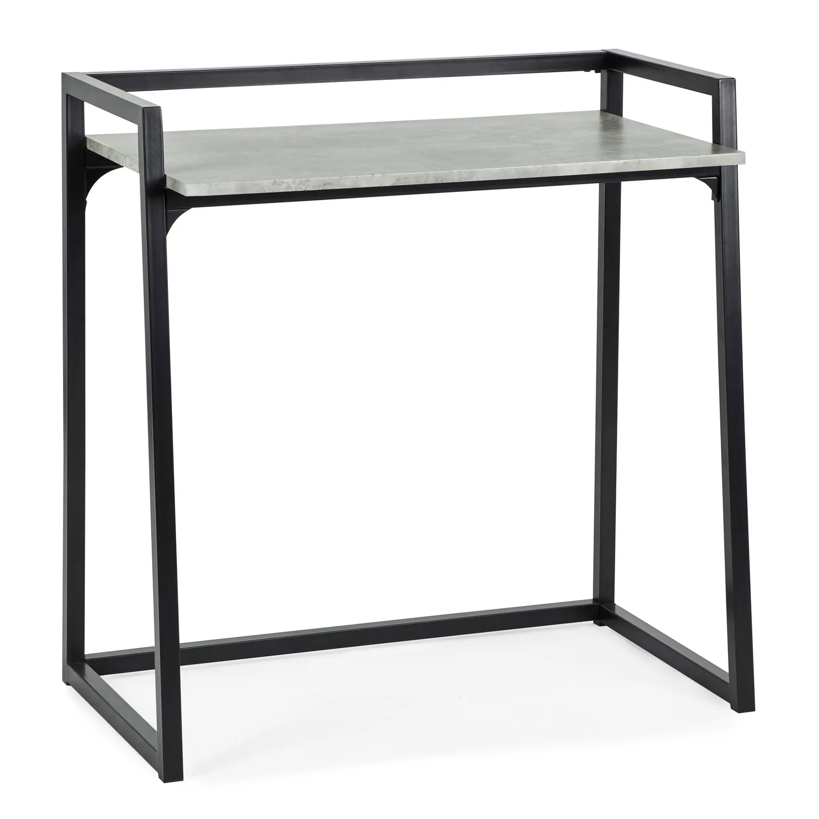 Alfie Concrete Effect Desk Grey