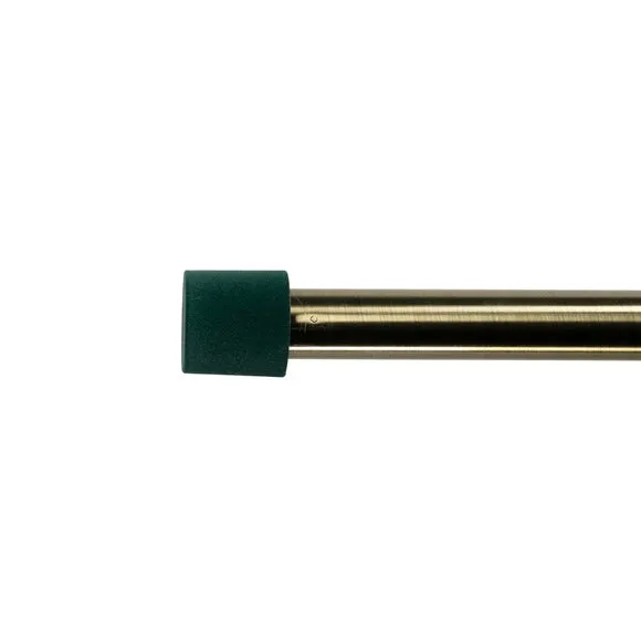 Bottle Green Velour Finial Pair 2