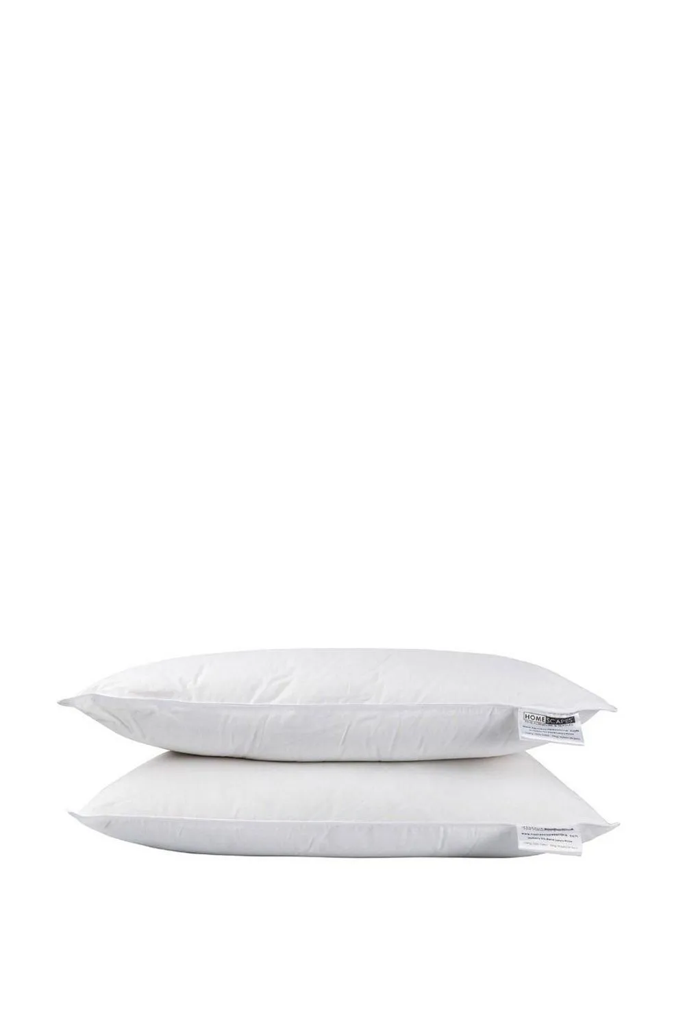 Homescapes Pure Mulberry Silk Blend Pillow Pair with 100% Cotton Casing in White 4