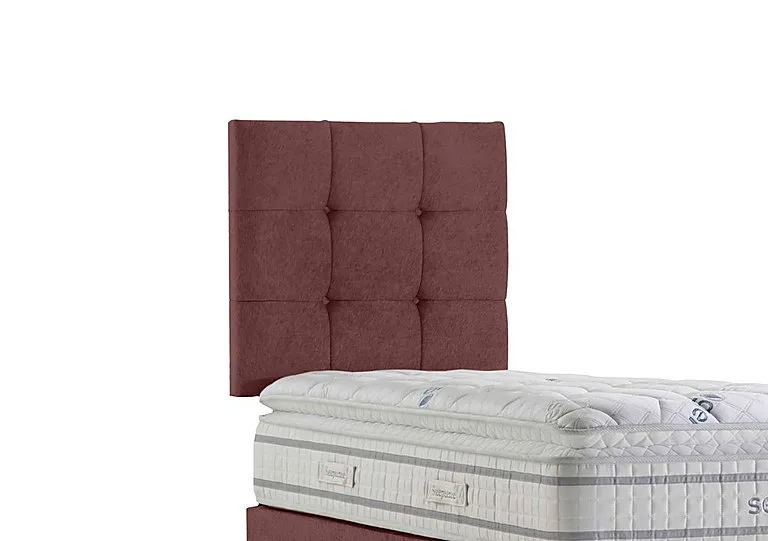 Apex Strutted Headboard - Single - Tweed Rose