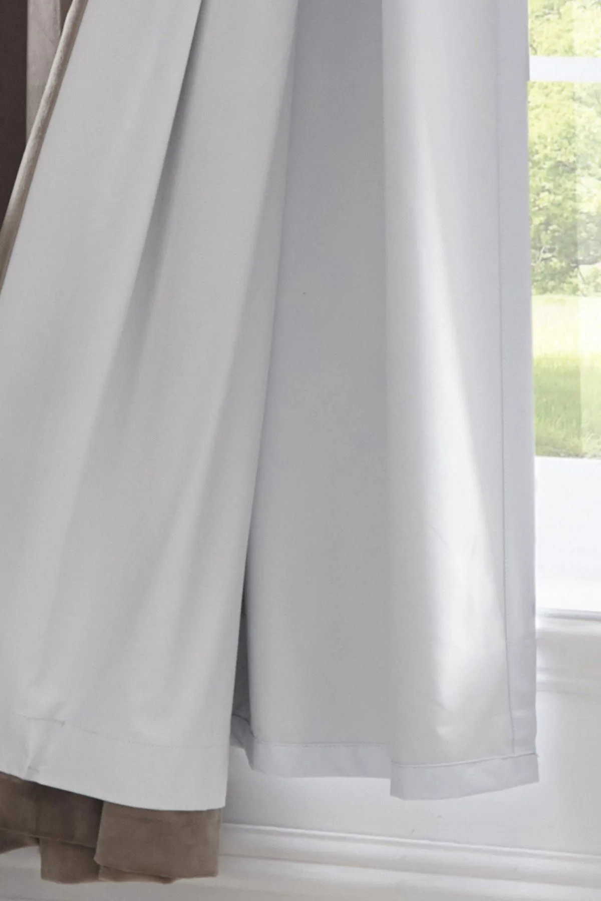 Fusion 'Eyelet Blackout Lining' Blackout Lining in White