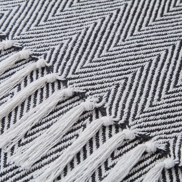 Jenson Herringbone Throw Blanket 2
