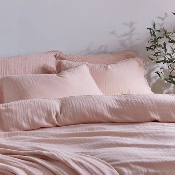 Cotton Muslin Duvet Cover and Pillowcase Set 3
