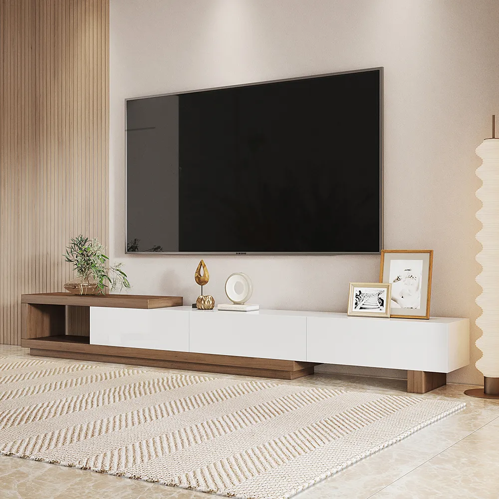 Quoint Extendable TV Stand with 3 Drawers 180 - 255 cm