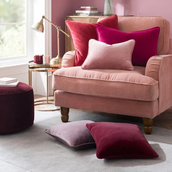 Clara Cotton Velvet Rectangle Cushion 5