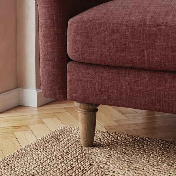 Maeve Faux Linen Compact Armchair 5