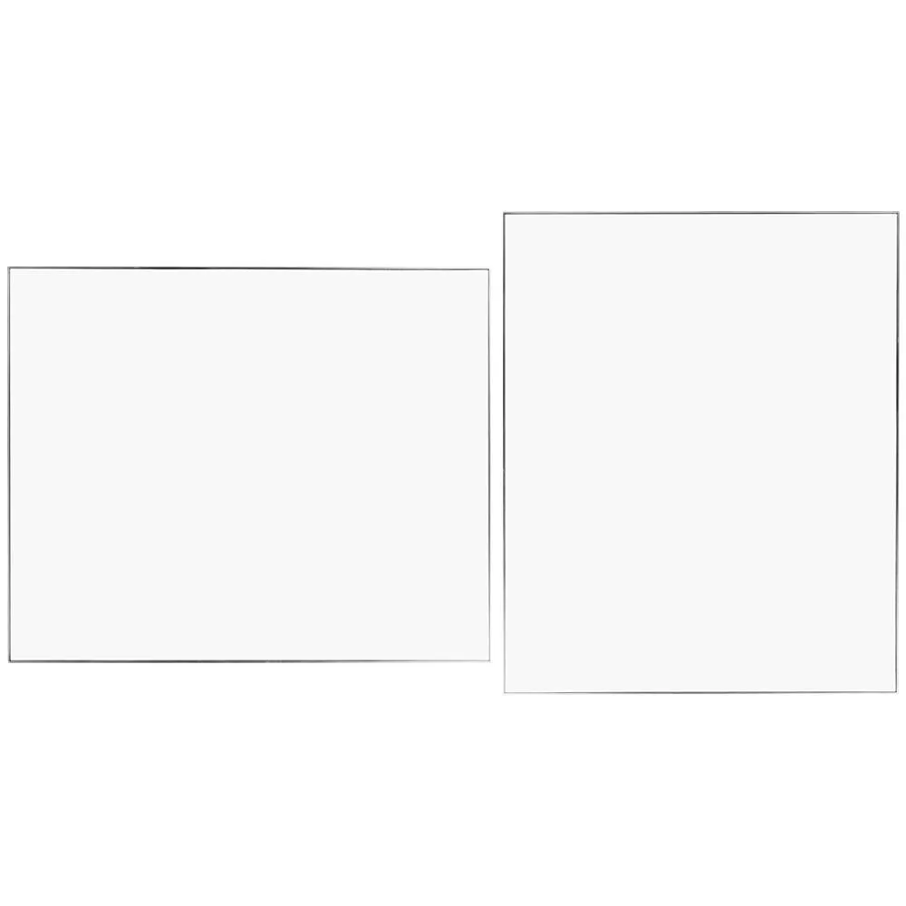 Heal's Fine Edge Mirror Rectangle 110x90cm Silver 1
