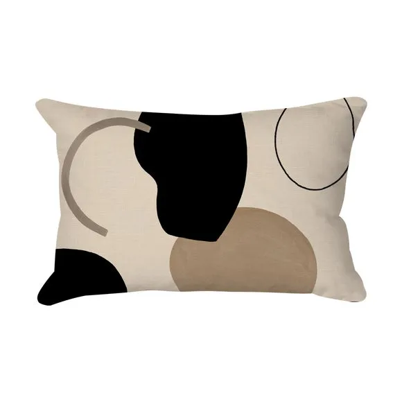 Neutral Forms Rectangle Cushion Cover 3
