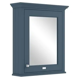 Bayswater Stiffkey Blue Bathroom Mirror Cabinet - 600mm