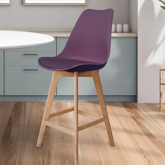 Fusion Living Soho Plastic Bar Stool