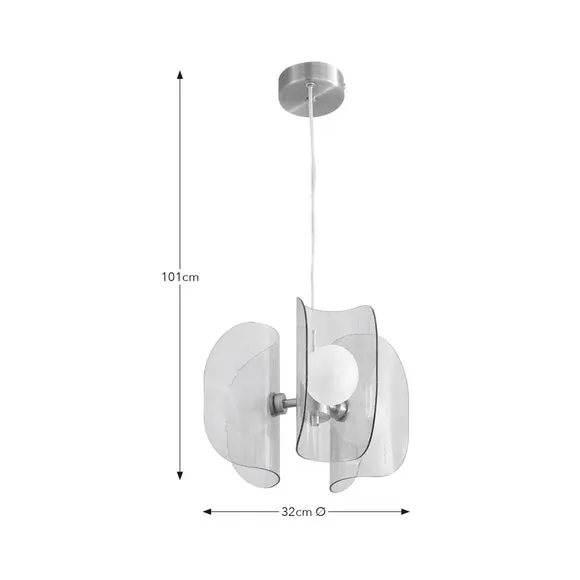Curve 3 Light Adjustable Pendant Light 6