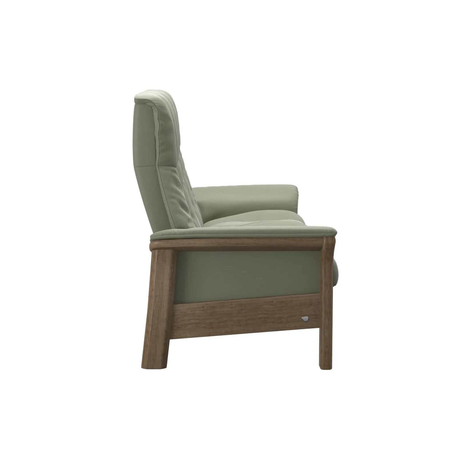 Stressless Windsor 3 Seater Recliner Sofa, Grey Leather | Barker & Stonehouse 3