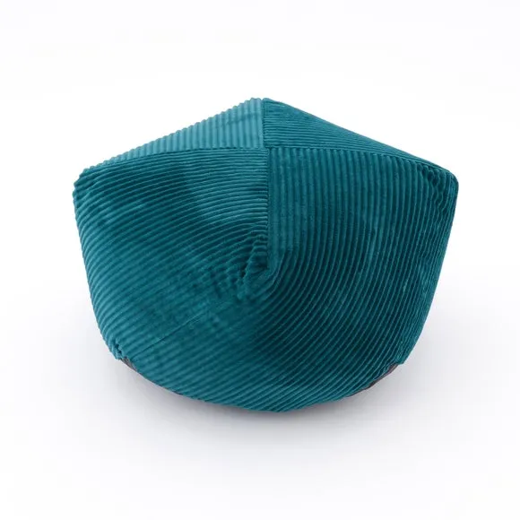 Remy Teal Cord Pouffe 4