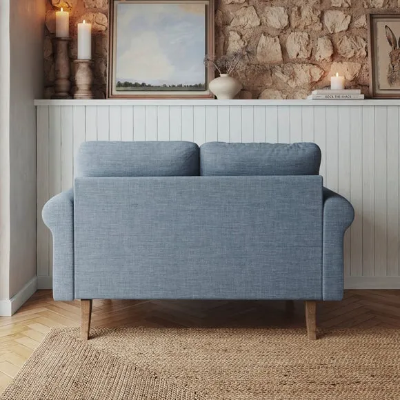 Maeve Faux Linen Compact 2 Seater Sofa 2