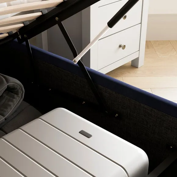 Emberly Velvet Ottoman Bed Frame 5