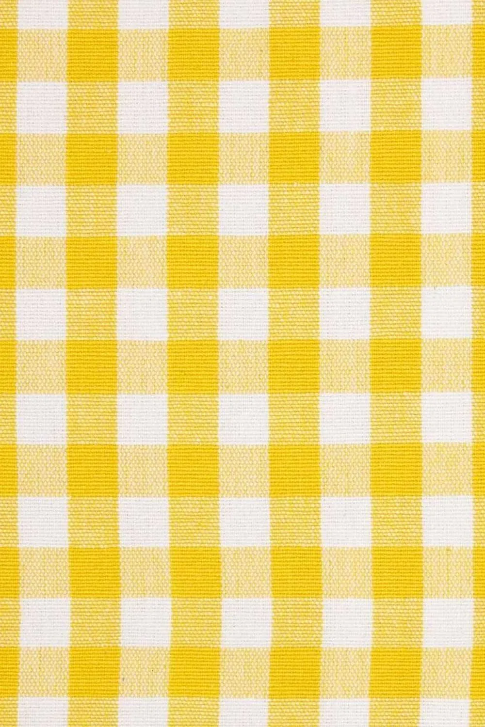 Homescapes Cotton Gingham Eyelet Curtain Pair in Yellow 4
