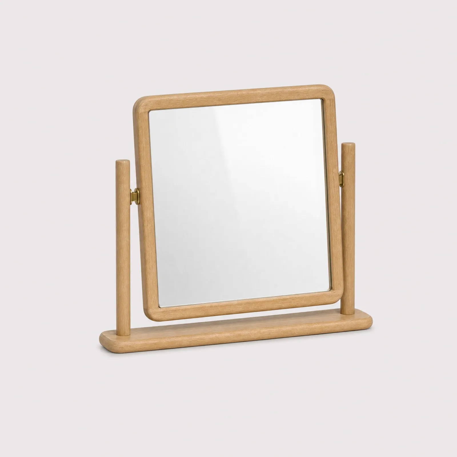 Valla Dressing Table Mirror, Neutral Oak | Barker & Stonehouse