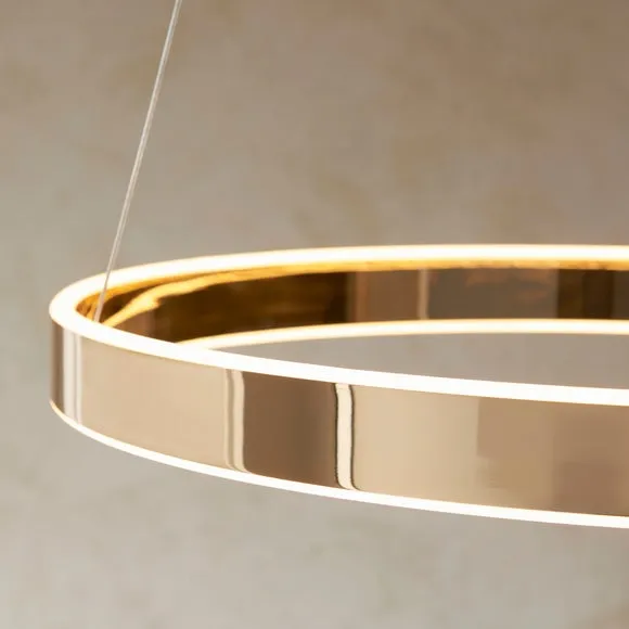 Return - Vogue Ring Modern LED Adjustable Pendant Light 2