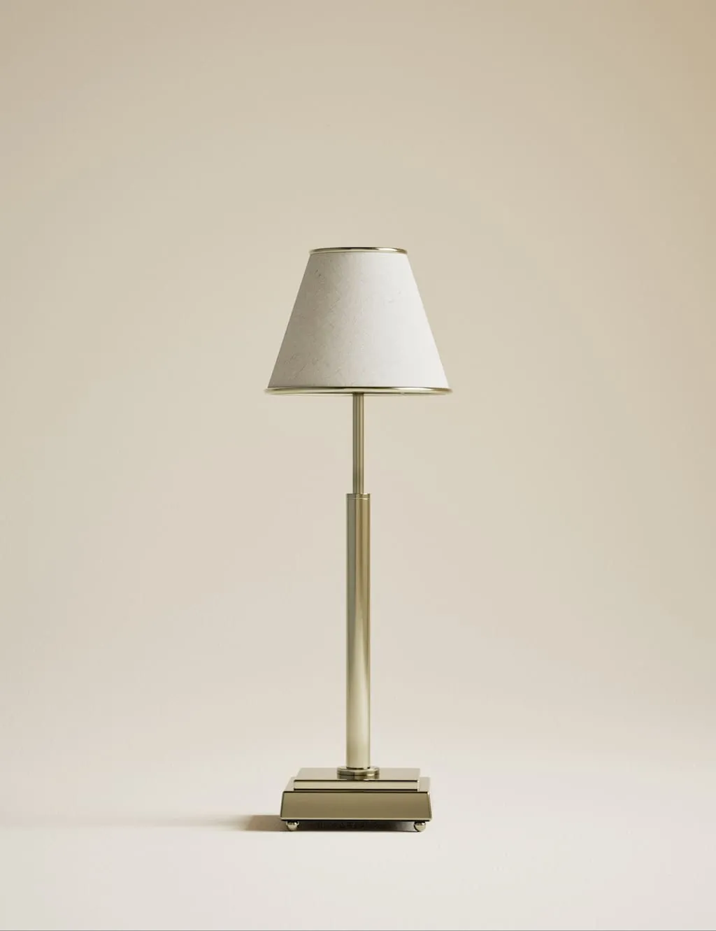 M&S Rechargeable Brass Table Lamp Antique Brass