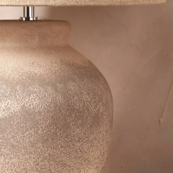 Pacific Lifestyle Rhone Ombre Sand Textured Tall Ceramic Table Lamp 6