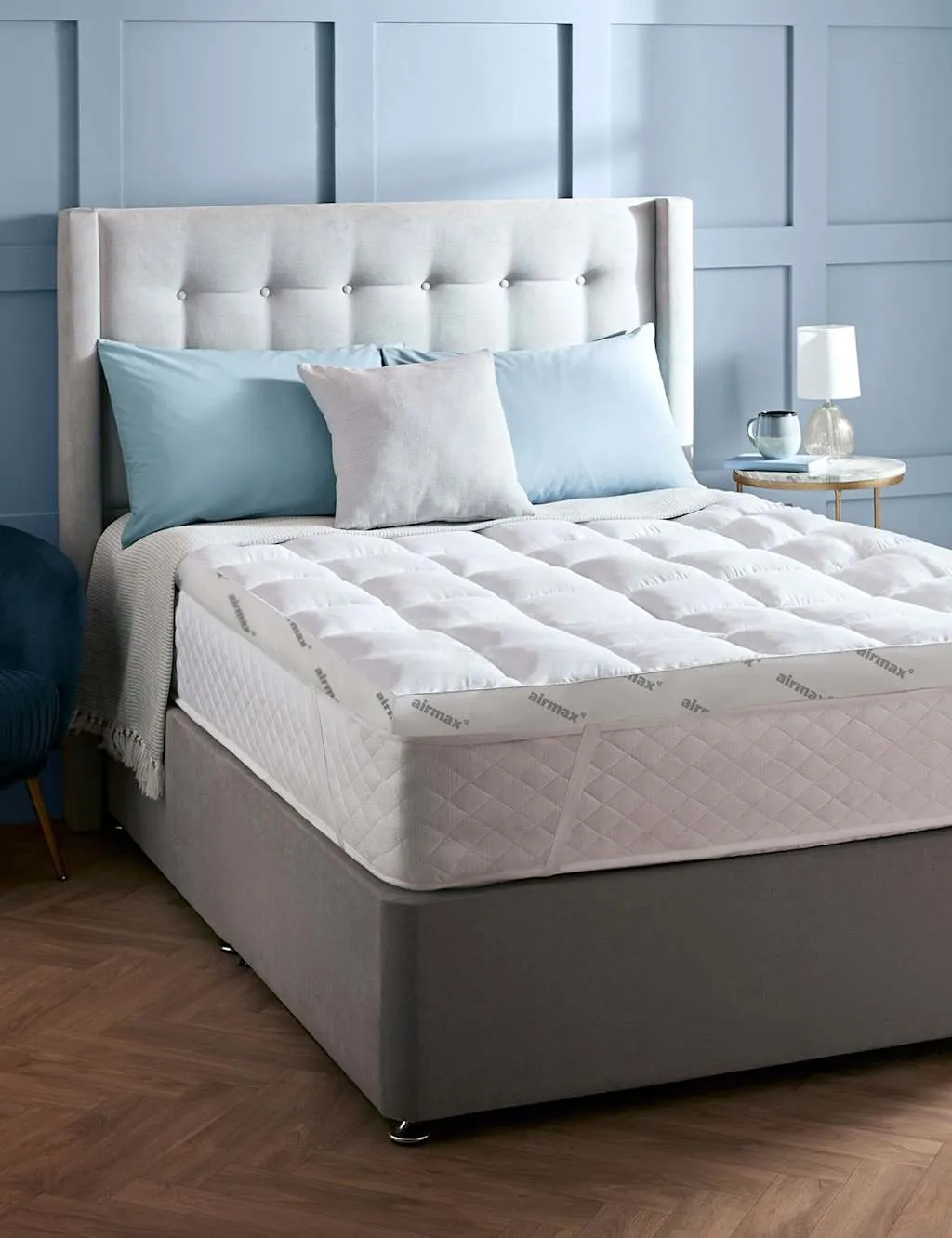 Silentnight Airmax 1000 Extra Deep Mattress Topper White
