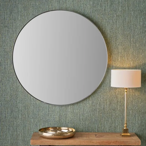 Slim Frame Round Wall Mirror 1
