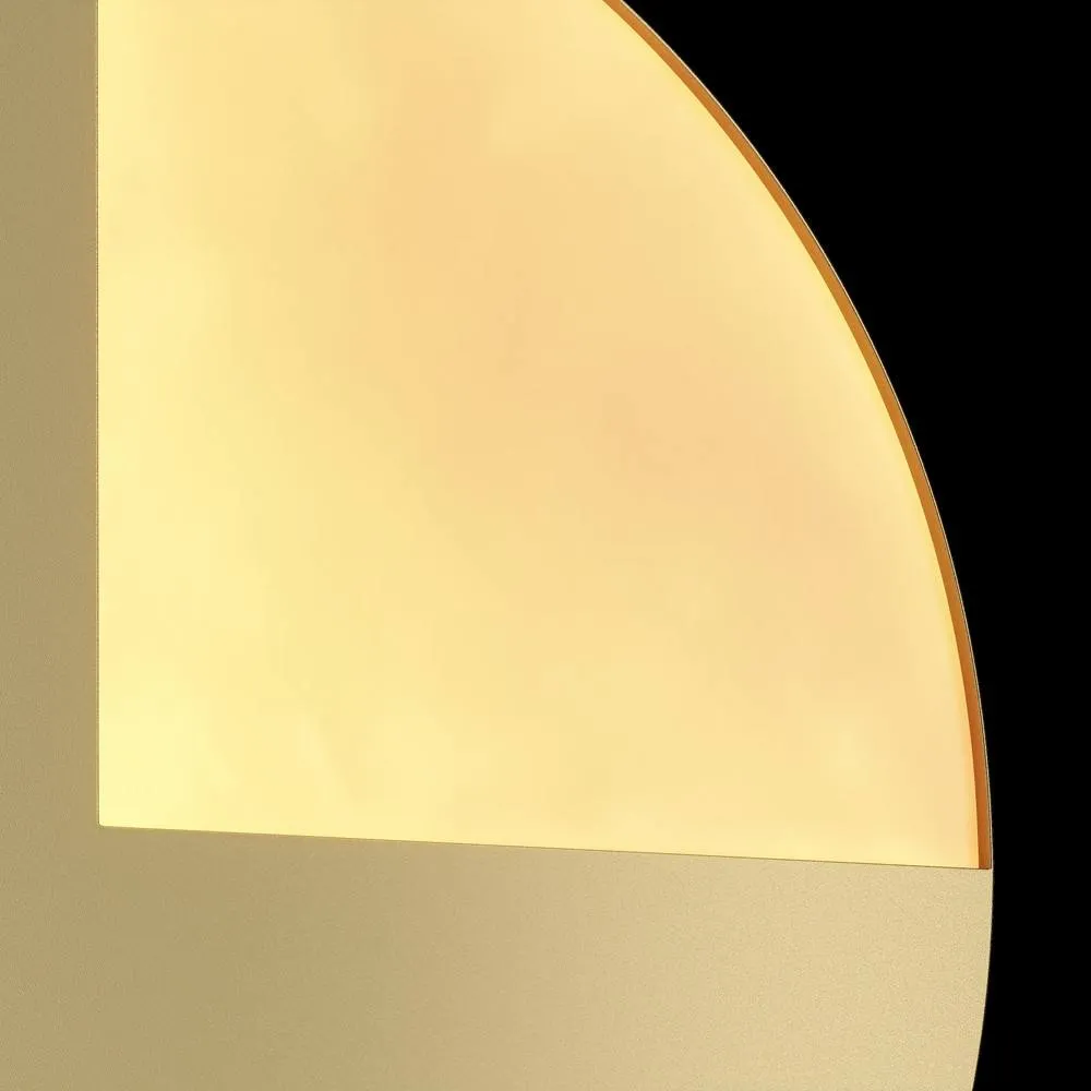 Netlighting Jupiter Modern Integrated LED Wall Lamp Brass 3000K in Gold 5