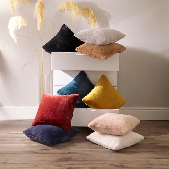 Adeline Faux Fur Cushion Cover 3