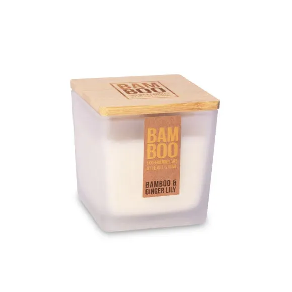 Heart and Home Bamboo & Ginger Lily Jar Candle 2