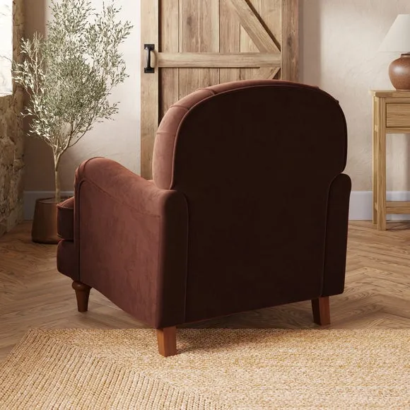 Beatrice II Velvet Armchair 2