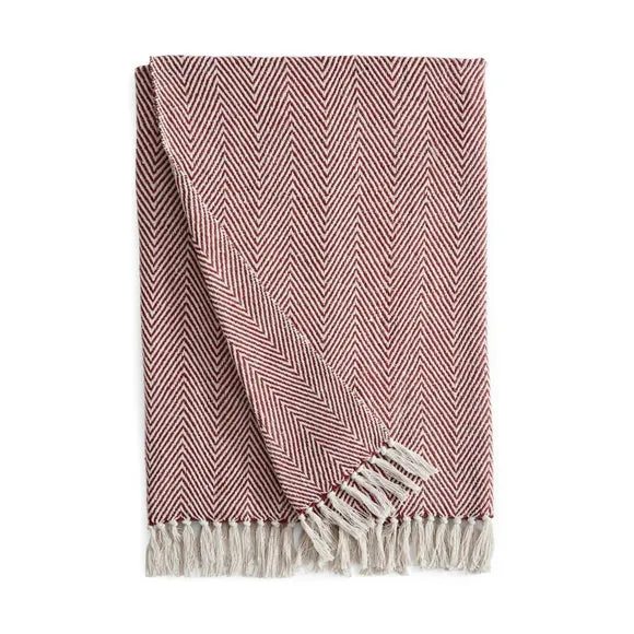 Jenson Herringbone Throw Blanket 3