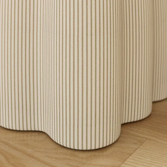 Wavie Tiny Stripe Storage Ottoman 5